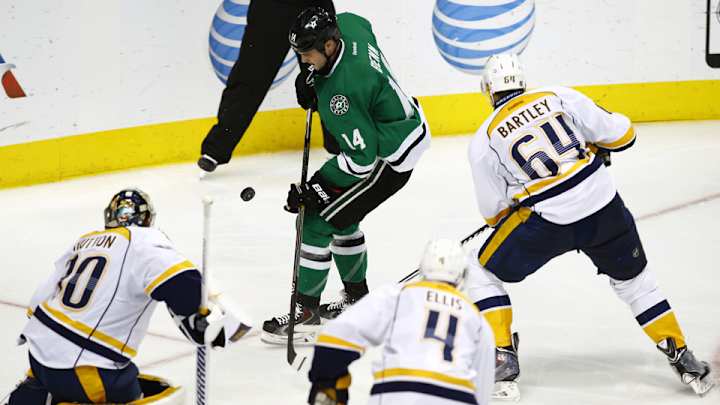 Stars' Jamie Benn clinches Art Ross trophy with four-point game