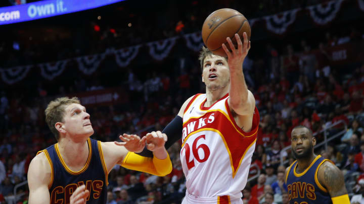 Hawks lose Korver to right ankle sprain against Cavs