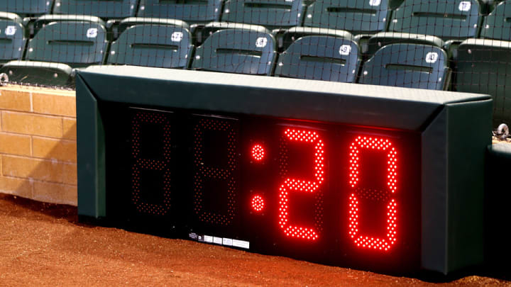 MLB wants pitch clock rules sorted out this spring, not midseason MLB wants pitch clock rules sorted out this spring, not midseason