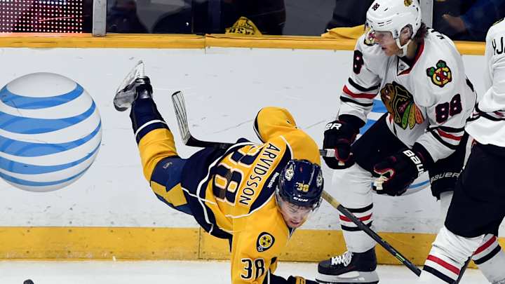 Preds beat Blackhawks 5-1, Kane extends streak to 24 games Preds beat Blackhawks 5-1, Kane extends streak to 24 games