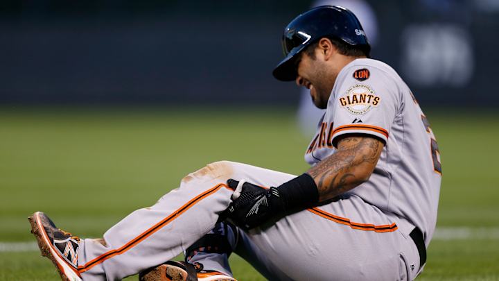 Giants' Sanchez out for year with hamstring, ankle injuries