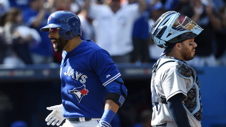 Bautista homers twice, Jays beat Rays 10-8