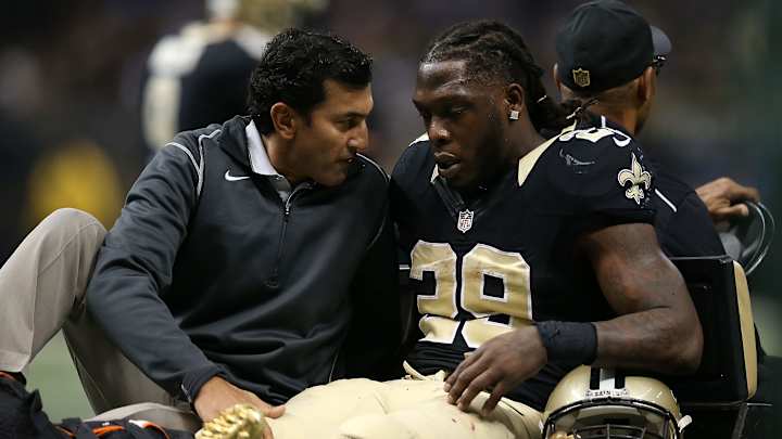 Saints RB Khiry Robinson is out for season with fractured tibia Saints RB Khiry Robinson is out for season with fractured tibia