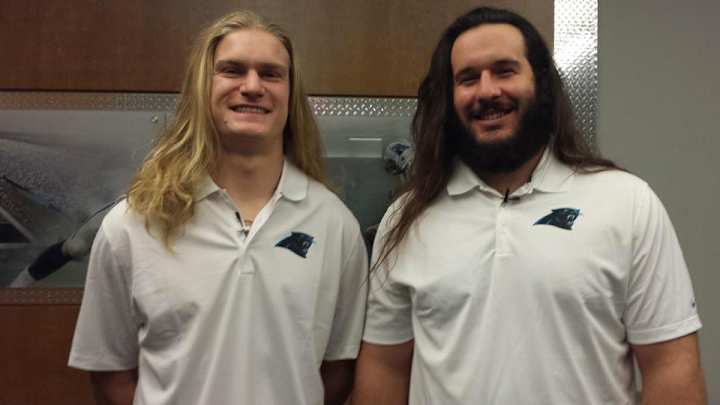 Two Panthers players cut, donate hair to Wigs for Kids