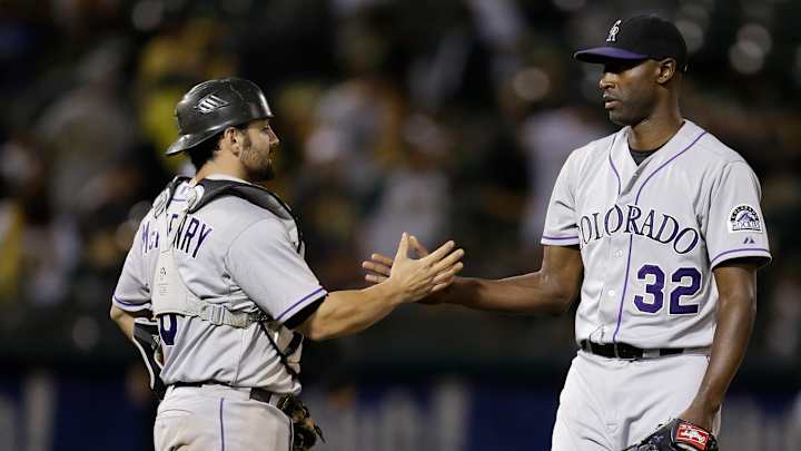 De La Rosa pitches Rockies to 2-1 win over Athletics