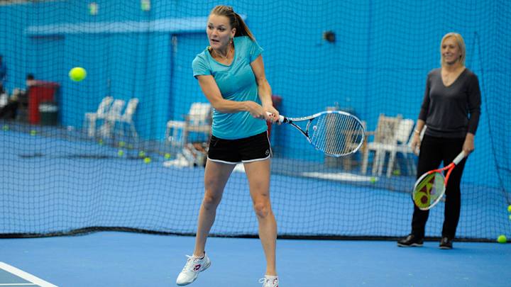 Agnieszka Radwanska and coach Martina Navratilova part ways