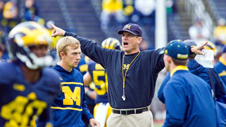 No. 22 BYU goes to Big House to test Harbaugh-led Michigan