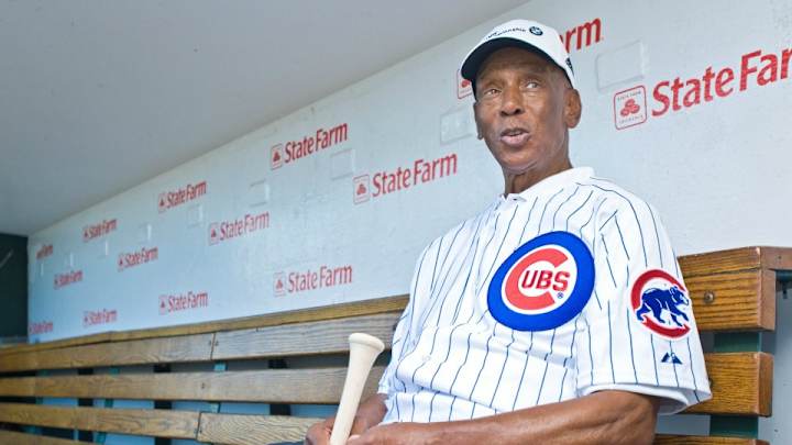 Cubs honor Ernie Banks in first spring training game Cubs honor Ernie Banks in first spring training game