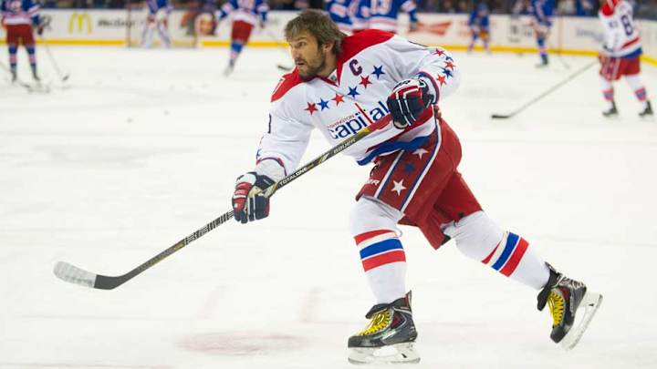 Watch: Ovechkin scores goal off Johansson pass to put Capitals up 1-0