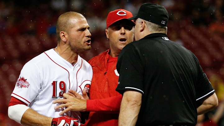 Reds 1B Joey Votto suspended two games for altercation with umpire