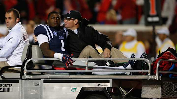 Ole Miss WR Laquon Treadwell running again in injury recovery