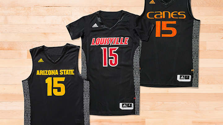 Adidas unveils “iced out” college basketball uniforms for eight teams