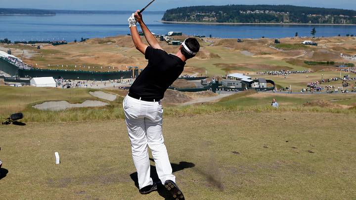 Chambers Bay looks like a links golf course, but it's not