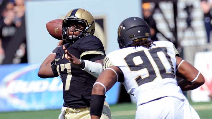 Wake Forest beats Army 17-14 as time expires