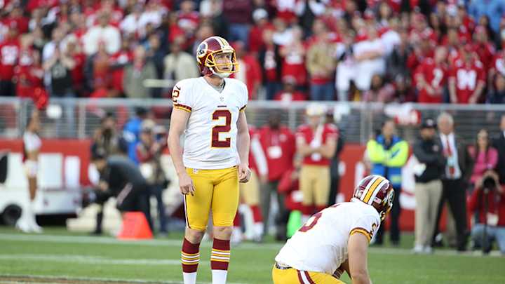 Redskins to release kicker Kai Forbath, sign Dustin Hopkins