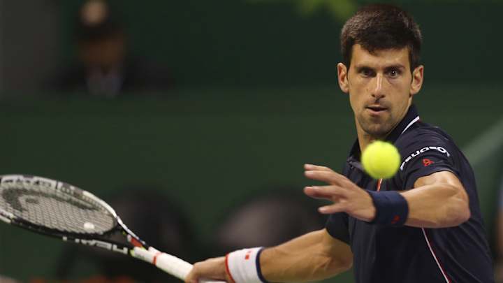 Djokovic wins first match of year in under an hour