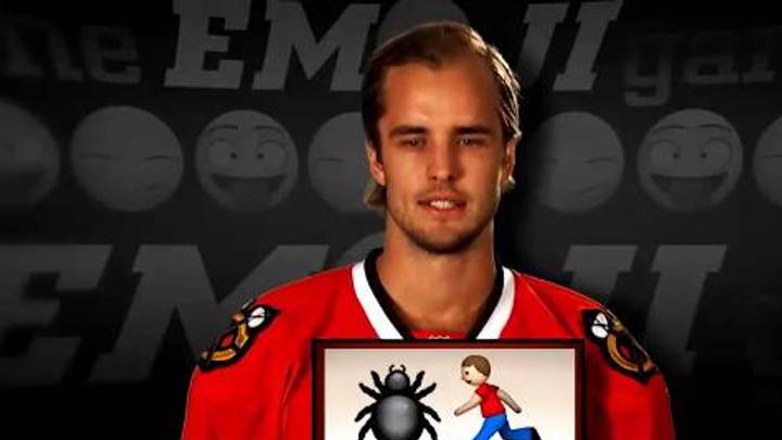 Blackhawks players are really terrible at guessing what emojis mean