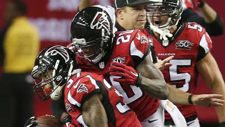 Julio Jones leads Falcons past Eagles 26-24 in Quinn's debut