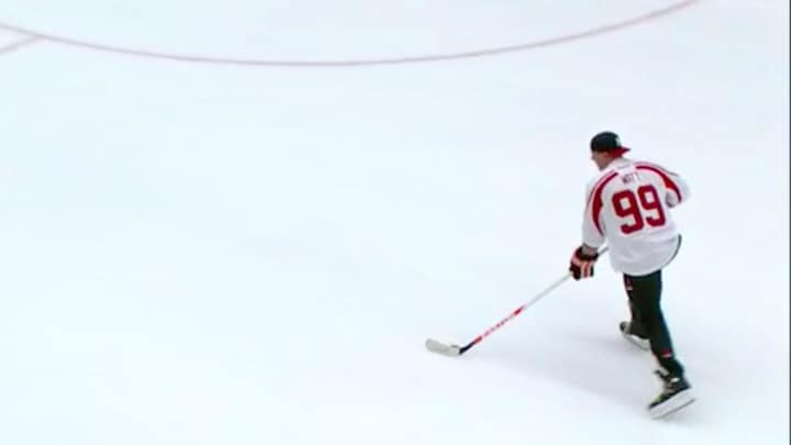 Watch: Texans' J.J. Watt beats Blues goalie with slapshot Watch: Texans' J.J. Watt beats Blues goalie with slapshot