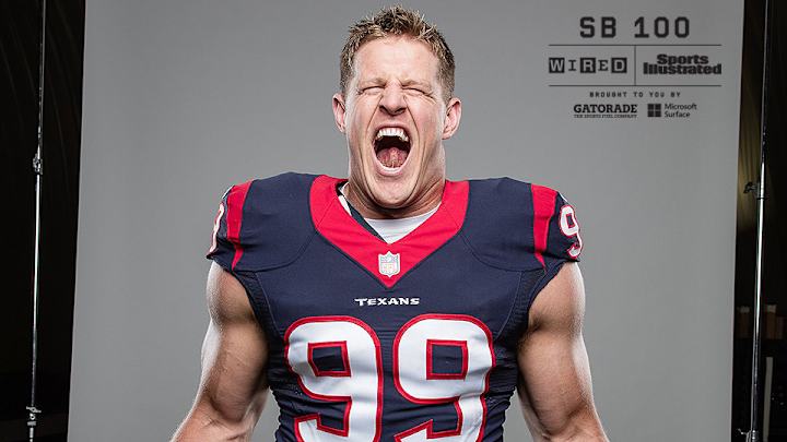 Science turns the Texans' J.J. Watt into a Tower of Power Science turns the Texans' J.J. Watt into a Tower of Power