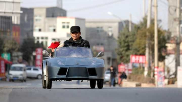 Chinese Man Makes a Working Mini-Lamborghini for $815
