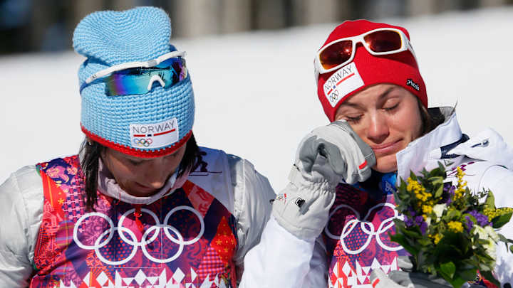 Grim talk turns to gold for now at Olympics