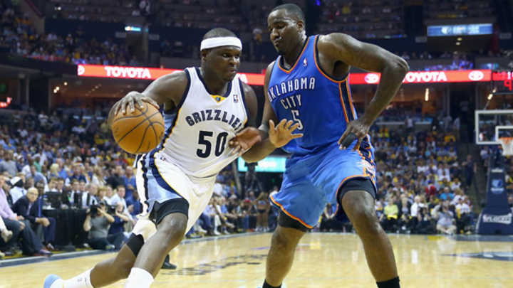 Video: Kendrick Perkins, Zach Randolph kindly ask referee to let them play physical Video: Kendrick Perkins, Zach Randolph kindly ask referee to let them play physical