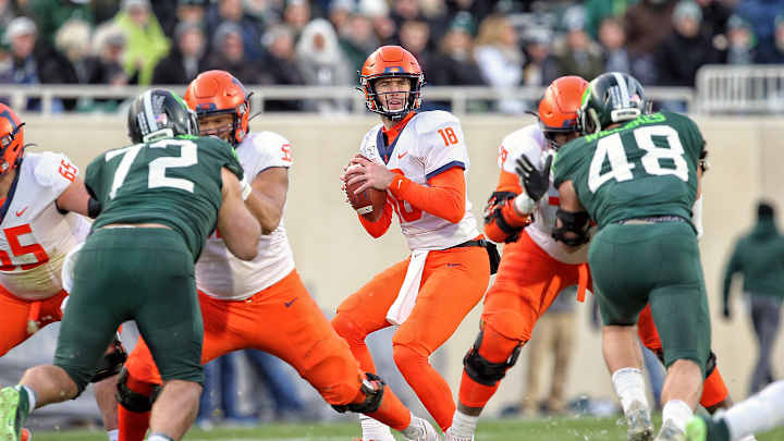 VIDEO: Illinois QB Brandon Peters after 37-34 win at Michigan State
