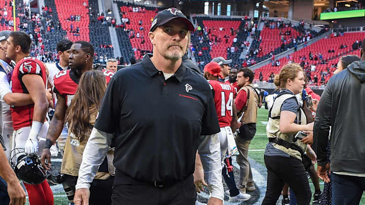 Report: Falcons to Evaluate Head Coach Dan Quinn on a 'Week-to-Week' Basis