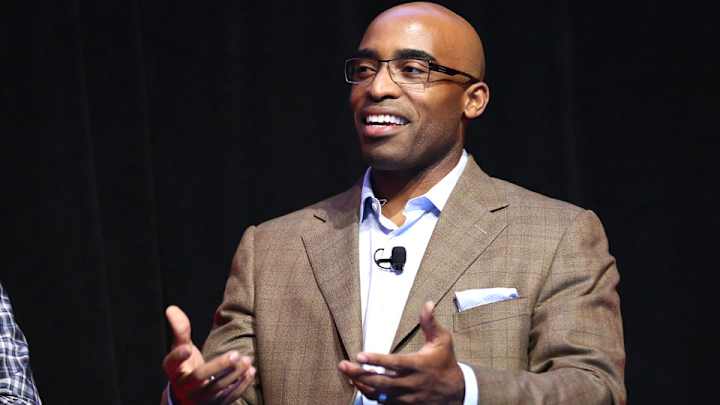 Tiki Barber got in a shouting match with a New York columnist