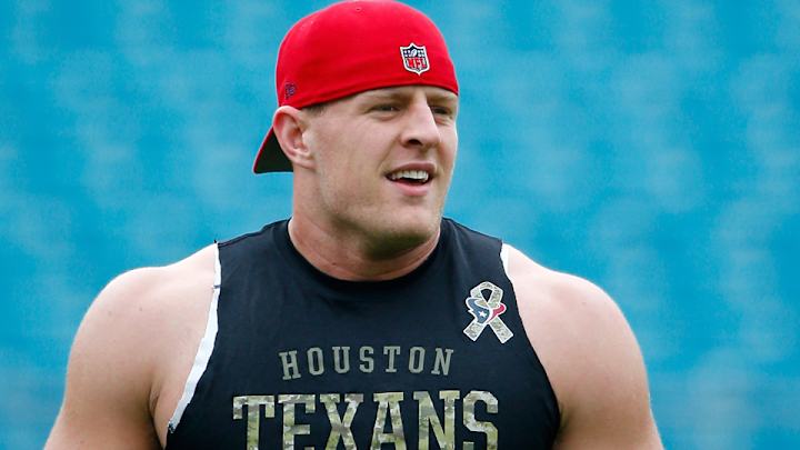 J.J. Watt gets Turbo Man, Rock 'Em Sock 'Em Robots for Christmas