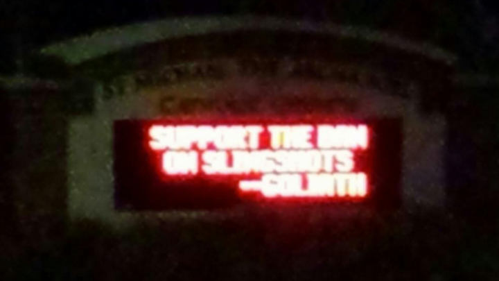 Auburn Church Sign Trolls Nick Saban