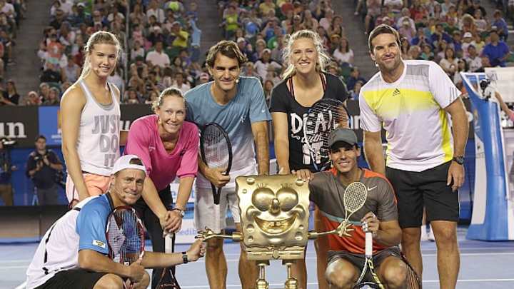 Photos: The eight most surreal photos from Australian Open Kids Day Photos: The eight most surreal photos from Australian Open Kids Day