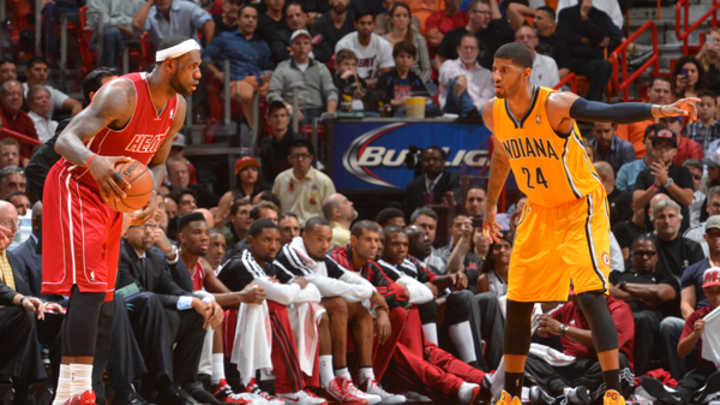 Paul George: Heat won't beat Pacers in playoffs without home-court advantage