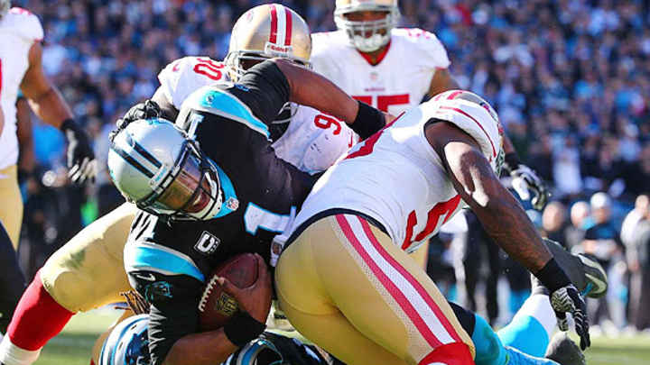 First Down/Fourth Down: 49ers' defense leads the way to playoff win over Carolina