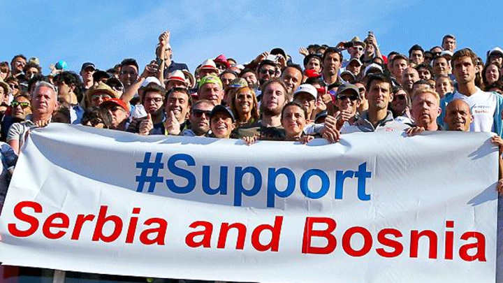 Novak Djokovic criticizes media's idle coverage of Serbia flood
