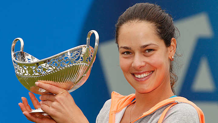 Ana Ivanovic wins first grass court title at Aegon Classic