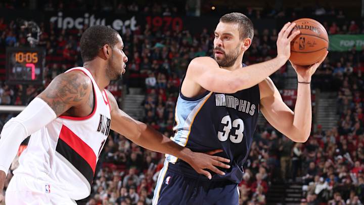 Grizzlies' Marc Gasol diagnosed with bone bruise in right knee