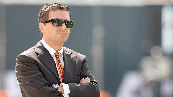 A conversation between Daniel Snyder and Mark Emmert