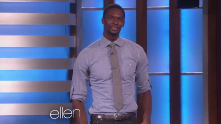 Heat's Chris Bosh serves as guest DJ on The Ellen DeGeneres Show
