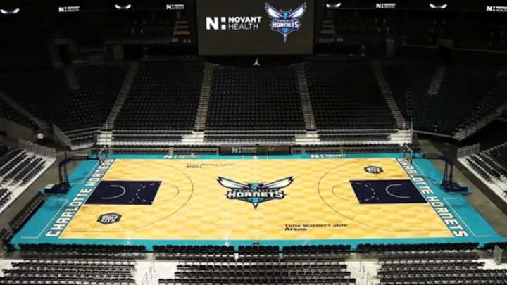 The Hornets just revealed their new court