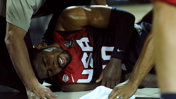 Kyrie Irving 'ready to go' for World Cup game vs. Mexico after hard fall