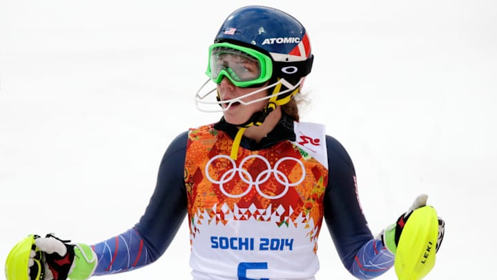 US teen Shiffrin leads 1st run of Olympic slalom