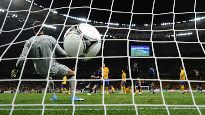 Soccer player's celebration leads to a nasty fall Soccer player's celebration leads to a nasty fall