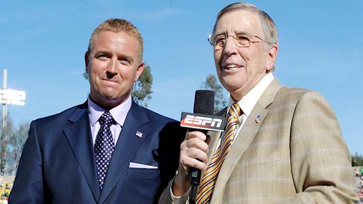 Brent Musburger, Jesse Palmer named SEC Network's lead team