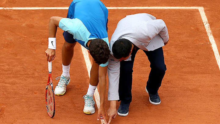 Photos: Offbeat moments from week one of the French Open Photos: Offbeat moments from week one of the French Open