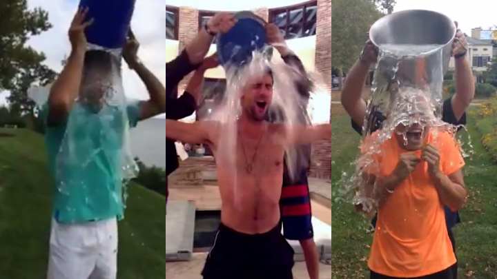Djokovic, Federer, other players take on the ALS Ice Bucket Challenge
