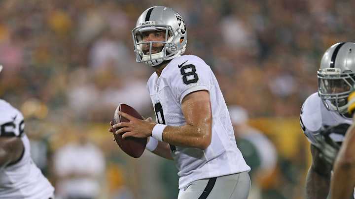 Raiders Matt Schaub still expected to start Week 1 despite elbow soreness