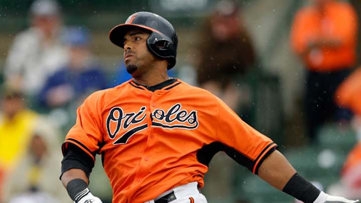 Orioles' Nelson Cruz leaves game after taking pitch to head