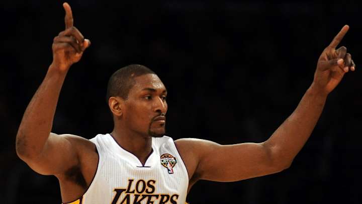 Metta World Peace got a little feisty at a game on Venice Beach